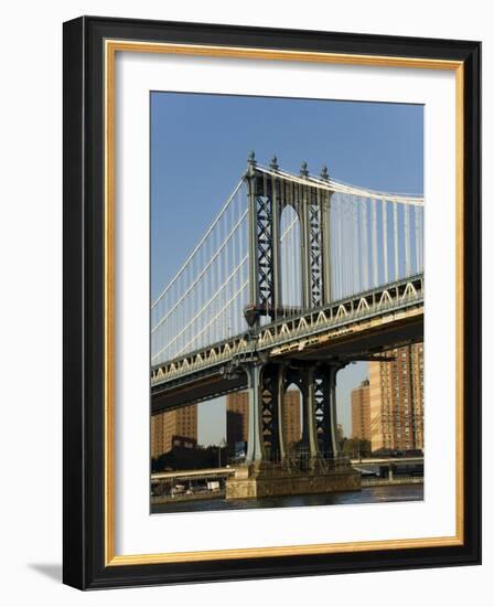 Manhattan Bridge, New York City, New York, USA-R H Productions-Framed Photographic Print