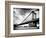 Manhattan Bridge of Brooklyn Park, Black and White Photography, Manhattan, New York, United States-Philippe Hugonnard-Framed Photographic Print