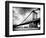 Manhattan Bridge of Brooklyn Park, Black and White Photography, Manhattan, New York, United States-Philippe Hugonnard-Framed Photographic Print