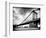 Manhattan Bridge of Brooklyn Park, Black and White Photography, Manhattan, New York, United States-Philippe Hugonnard-Framed Photographic Print