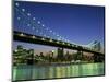Manhattan Bridge Spanning the East River-Rudy Sulgan-Mounted Photographic Print