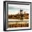 Manhattan Bridge with the Empire State Building at Sunset from Brooklyn-Philippe Hugonnard-Framed Photographic Print