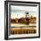 Manhattan Bridge with the Empire State Building at Sunset from Brooklyn-Philippe Hugonnard-Framed Photographic Print