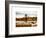 Manhattan Bridge with the Empire State Building at Sunset from Brooklyn-Philippe Hugonnard-Framed Art Print