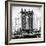 Manhattan Bridge with the Empire State Building Center from Brooklyn Bridge-Philippe Hugonnard-Framed Photographic Print