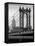 Manhattan Bridge with the Empire State Building from Brooklyn Bridge-Philippe Hugonnard-Framed Premier Image Canvas