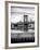 Manhattan Bridge with the Empire State Building from Brooklyn-Philippe Hugonnard-Framed Photographic Print