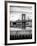 Manhattan Bridge with the Empire State Building from Brooklyn-Philippe Hugonnard-Framed Photographic Print