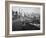 Manhattan Bridge with Twin Towers-null-Framed Photographic Print