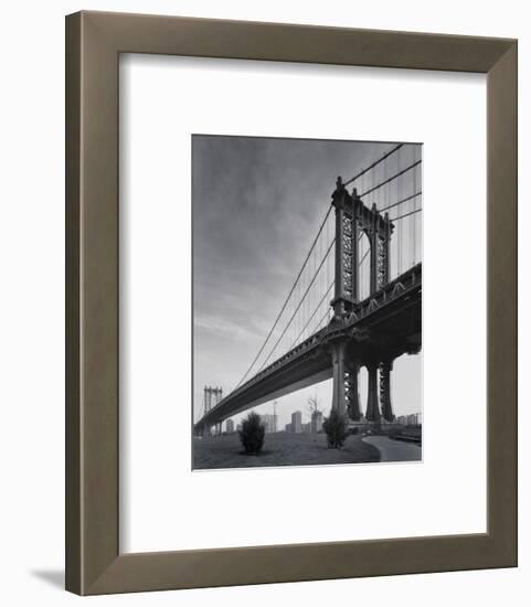 Manhattan Bridge-Chris Bliss-Framed Art Print