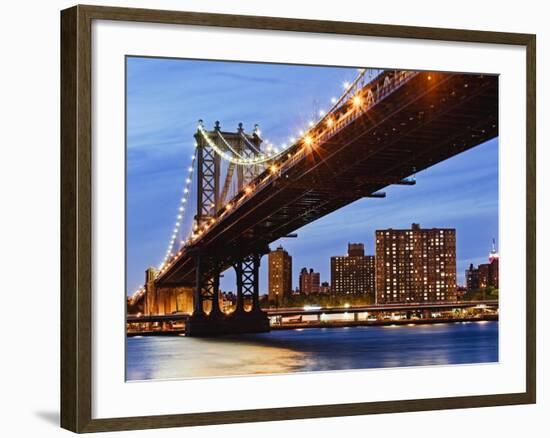 Manhattan Bridge-Rudy Sulgan-Framed Photographic Print