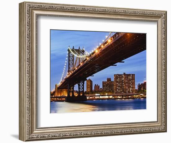 Manhattan Bridge-Rudy Sulgan-Framed Photographic Print