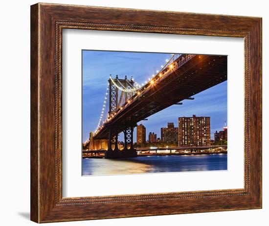 Manhattan Bridge-Rudy Sulgan-Framed Photographic Print