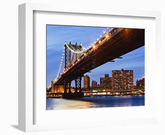 Manhattan Bridge-Rudy Sulgan-Framed Photographic Print