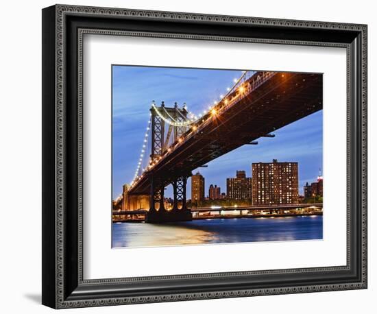 Manhattan Bridge-Rudy Sulgan-Framed Photographic Print