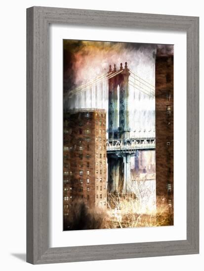 Manhattan Bridge-Philippe Hugonnard-Framed Giclee Print