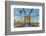 Manhattan, Brooklyn Bridge over East River, Lower Manhattan Skyline-Alan Copson-Framed Photographic Print