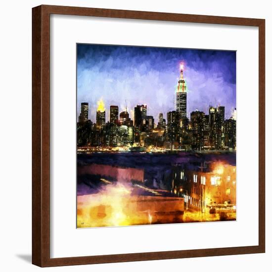 Manhattan Brooklyn-Philippe Hugonnard-Framed Giclee Print