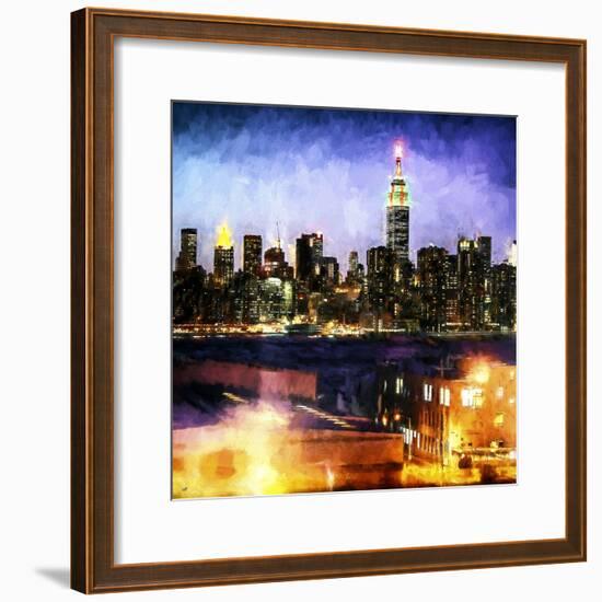 Manhattan Brooklyn-Philippe Hugonnard-Framed Giclee Print