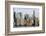 Manhattan buildings viewed from the Hudson River-Susan Pease-Framed Photographic Print