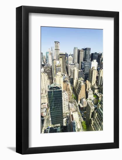 Manhattan canyons, New York City, United States of America, North America-Fraser Hall-Framed Photographic Print