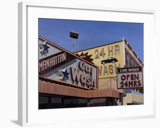 Manhattan Car Wash-Andy Burgess-Framed Giclee Print