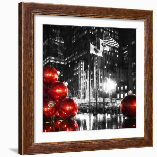 Manhattan Christmas II-Philippe Hugonnard-Framed Giclee Print