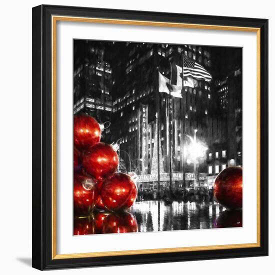 Manhattan Christmas II-Philippe Hugonnard-Framed Giclee Print