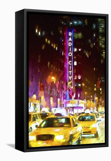 Manhattan City-Philippe Hugonnard-Framed Premier Image Canvas