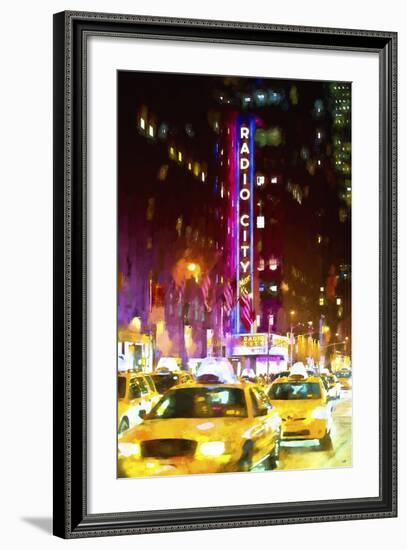 Manhattan City-Philippe Hugonnard-Framed Giclee Print