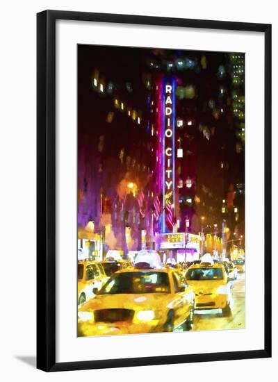 Manhattan City-Philippe Hugonnard-Framed Giclee Print