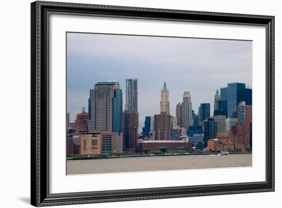 Manhattan Cityscape II-Erin Berzel-Framed Photographic Print