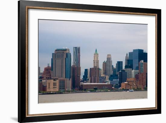 Manhattan Cityscape II-Erin Berzel-Framed Photographic Print