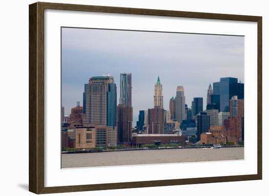 Manhattan Cityscape II-Erin Berzel-Framed Photographic Print