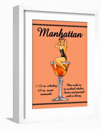 Manhattan Cocktail-null-Framed Giclee Print