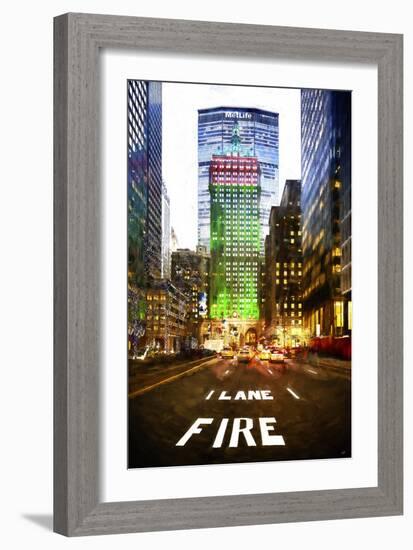 Manhattan Fire Lane-Philippe Hugonnard-Framed Giclee Print