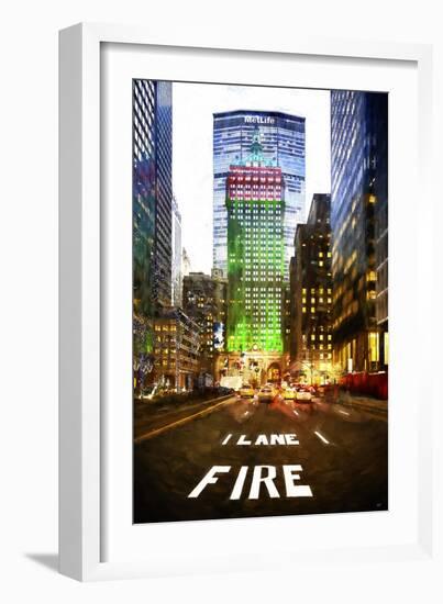 Manhattan Fire Lane-Philippe Hugonnard-Framed Giclee Print