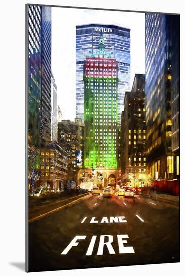 Manhattan Fire Lane-Philippe Hugonnard-Mounted Giclee Print