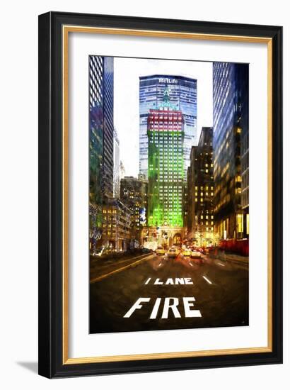 Manhattan Fire Lane-Philippe Hugonnard-Framed Giclee Print