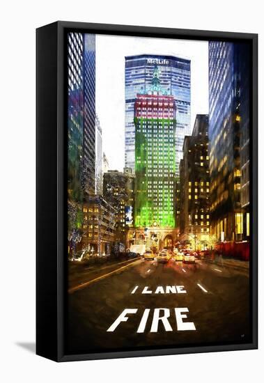 Manhattan Fire Lane-Philippe Hugonnard-Framed Stretched Canvas