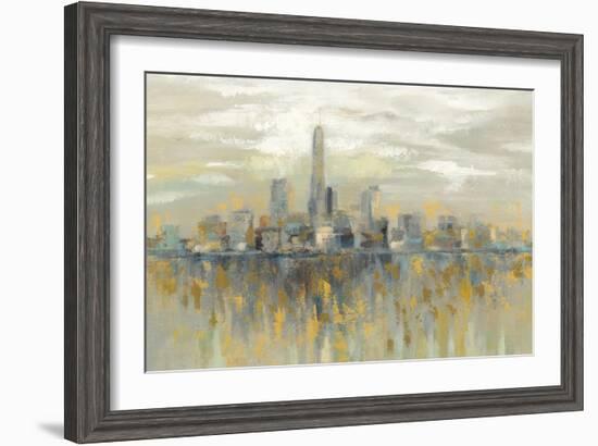 Manhattan Fog-Silvia Vassileva-Framed Art Print