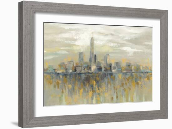 Manhattan Fog-Silvia Vassileva-Framed Art Print