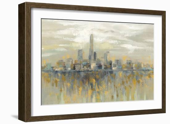 Manhattan Fog-Silvia Vassileva-Framed Art Print