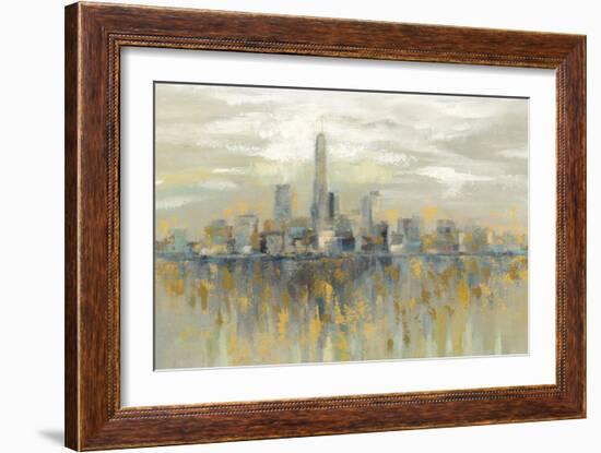 Manhattan Fog-Silvia Vassileva-Framed Art Print