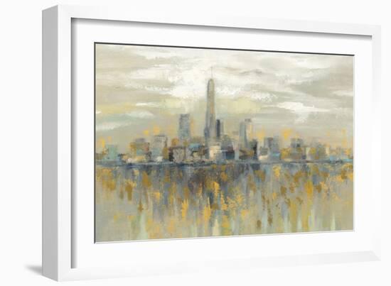 Manhattan Fog-Silvia Vassileva-Framed Art Print