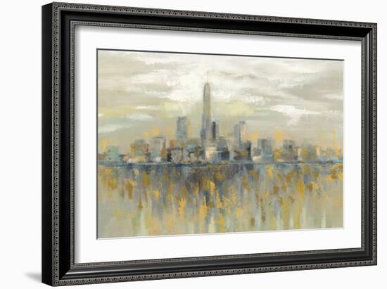 Manhattan Fog-Silvia Vassileva-Framed Art Print