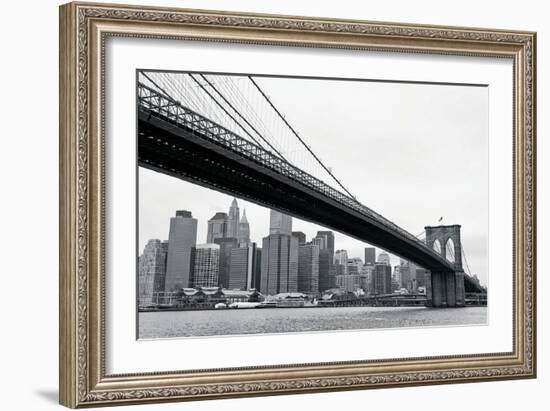 Manhattan from Brooklyn-Erin Clark-Framed Art Print