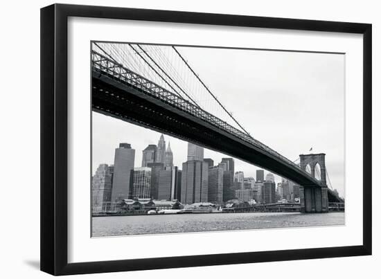 Manhattan from Brooklyn-Erin Clark-Framed Art Print