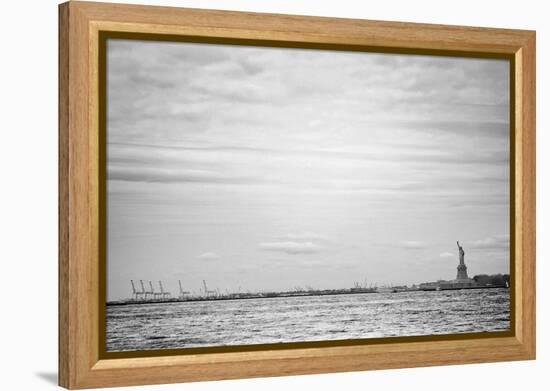 Manhattan Harbor NYC-null-Framed Stretched Canvas