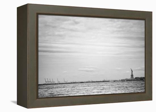 Manhattan Harbor NYC-null-Framed Stretched Canvas